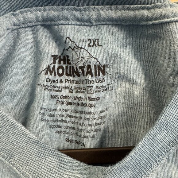 Vtg The Mountain 2001 Tie Dye T-Shirt Native American Wolf Spirit Men’s Large - Picture 6 of 10